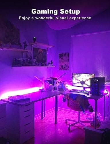 DAYBETTER Smart RGB Led Strip Lights, 200ft Led Lights for Bedroom with App Control, Multicolor Changing Led Light Strips Apply for Home Decor, Living Room, Kitchen, Home Party Decoration thumbnail 3