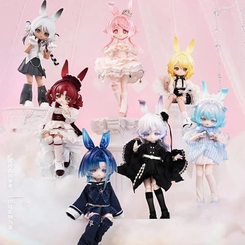 CALEMBOU BJD Blind Box, Cute Bonnie Meteorological Star Language Series 16cm Ball Jointed Doll, Kawaii Dress Up Doll Collection Action Figure Toys for Gift thumbnail 2