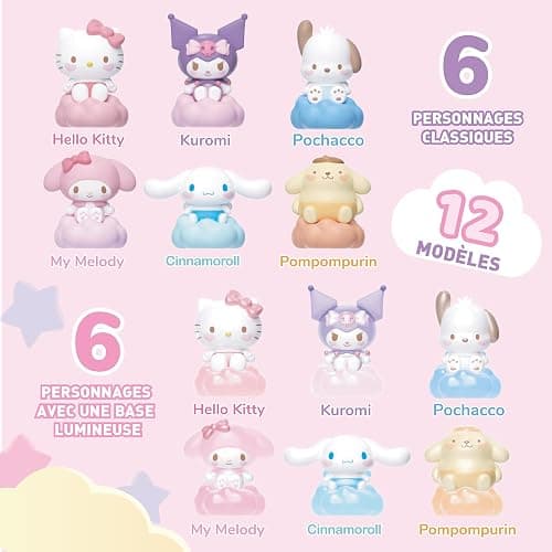 Hello Kitty Mini Figure Blind Bag – 1 Random Figure Included (4cm Baby Angel Series), Collect 1 of 6 Characters in Regular or Shiny Light-Up Style, Cute Sanrio Surprise Toy for Fans & Collectors thumbnail 15