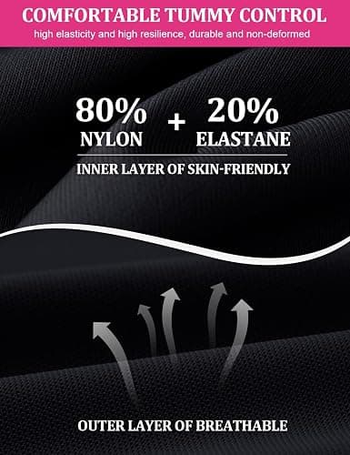 SHAPSHE Waist Trainer for Women, Tummy Control Sports Girdle, Workout Body Shaper with Adjustable Shoulder Strap thumbnail 6