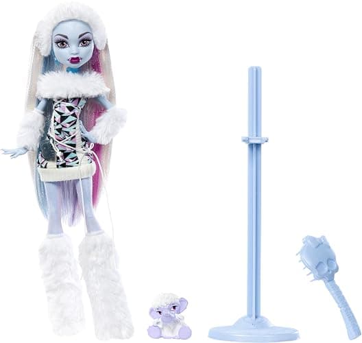 Monster High Booriginal Creeproduction Doll, Abbey Bominable Collectible Reproduction with Doll Stand, Diary & Pet thumbnail 5