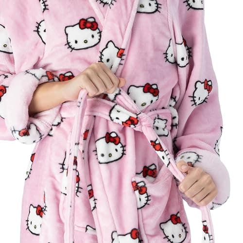 NORTHWEST Hello Kitty Womens Silk Touch Lounge Robe thumbnail 4