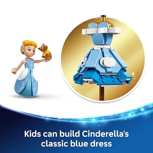LEGO Disney Princess Cinderella’s Dress Kids Toy with Minidoll Character - Fun Building Toy for Girls and Boys Ages 9 and Up - Disney Gift Idea for Fans and Fashion Lovers - 43266 thumbnail 3