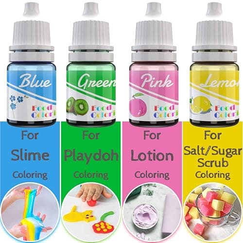 Food Colouring - 12 Colour Liquid Concentrated Icing Food Colouring Set | for Baking, Airbrush, Cake Decorating - Vibrant Food Colour Dye for Fondant, Soap Making Supplies Kit, DIY Crafts - 6ml Each thumbnail 5