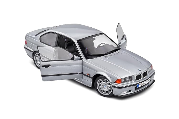 Solido BMW E36 M3 Coupe 1990 (Silver) Diecast Model Car in 1:18 Scale Legendary Sport Coupe for Collectors & BMW Fans thumbnail 6