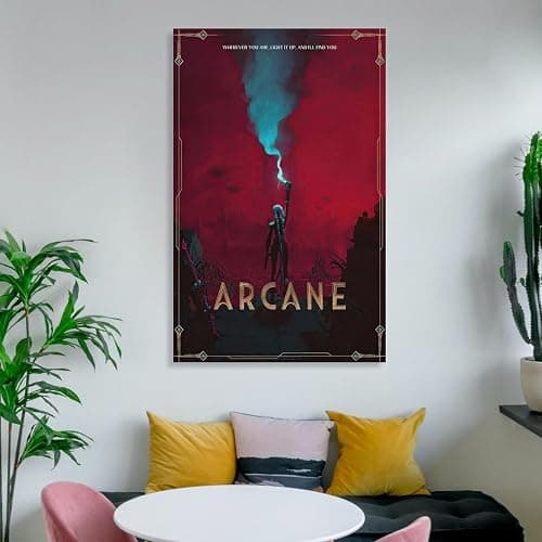 YMSVMKLF Arcane Canvas Poster Bedroom Decor Landscape Office Room Decor Gift 12x18inch(30x45cm) - 18L" x 12W" thumbnail 5