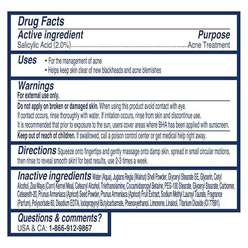 St. Ives Acne Control Face Scrub Deeply Exfoliates and Prevents Acne for Smooth, Glowing Skin Apricot Made with Oil-Free Salicylic Acid Acne Medication, Made with 100% Natural Exfoliants 6 oz - White - 6 Ounce (Pack of 1) thumbnail 9
