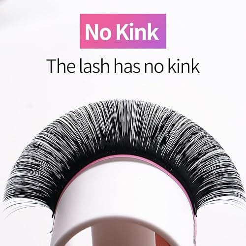 VEYES INC Easy Fan Volume Lash Extensions 03 05 07 J/B/L/C/CC/D/DD Curl 8-25mm Mixed & Single Length Tray, Matte Black Self Fanning Eyelashes, Professional Supplies for Lash Techs (0.05 D 8-16mm) thumbnail 3