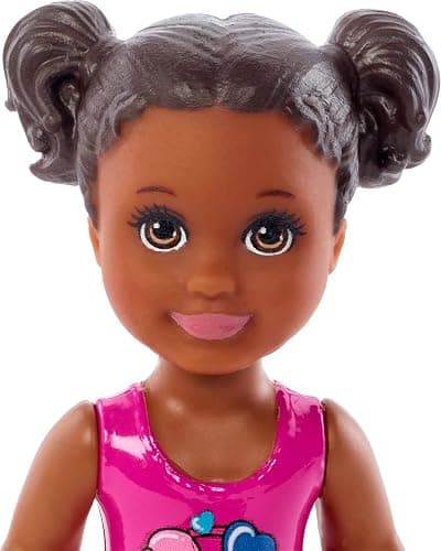 Barbie Skipper Babysitters Inc Small Doll & Accessories Playset with Brunette Doll, Swimming Pool & Water-Themed Pieces thumbnail 4
