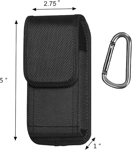 Sewzig Nylon Stun Gun Holster Belt Storage Pouch - Lightweight Protective Case Cover, Black thumbnail 2