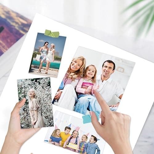 White Cardstock 12x12 100 Sheets | Goefun 80lb White Card Stock Paper Scrapbook Paper for Card Making, Crafting, Scrapbook, Photo Albums thumbnail 6