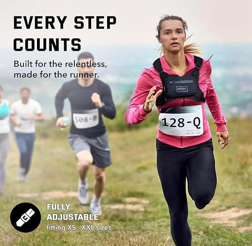 MVRK Water Resistant Running Vest Chest Pack, Phone Holder for Running, Lightweight Training Pack with Reflective Detail thumbnail 8