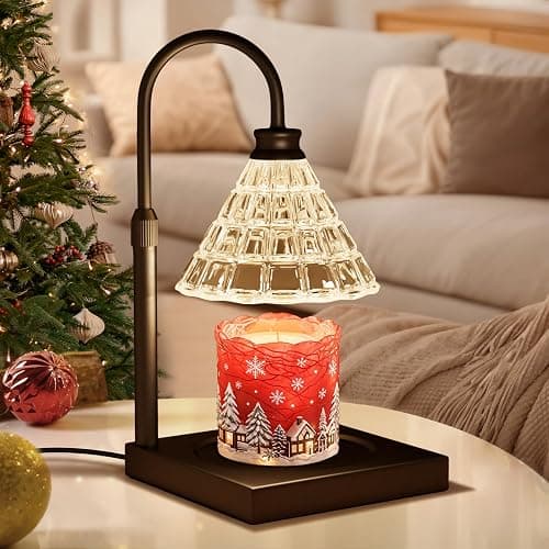 MAKYTWOW Candle Warmer Lamp with Dimmer, 2H/4H/8H Timer, Compatible with Yankee Candle Large Jar Candle, Home Decor Gift for her, Birthday Gift for mom, Home Scented Jar Candles Heater (Black) thumbnail 7