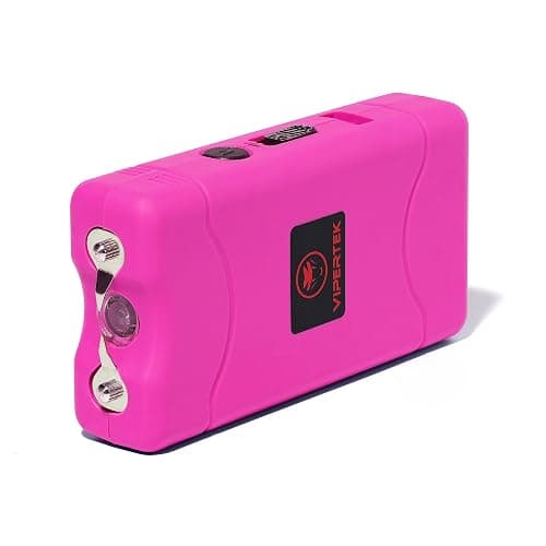 VIPERTEK VTS-880 Mini Stun Gun for Self Defense Rechargeable with LED Flashlight thumbnail 4