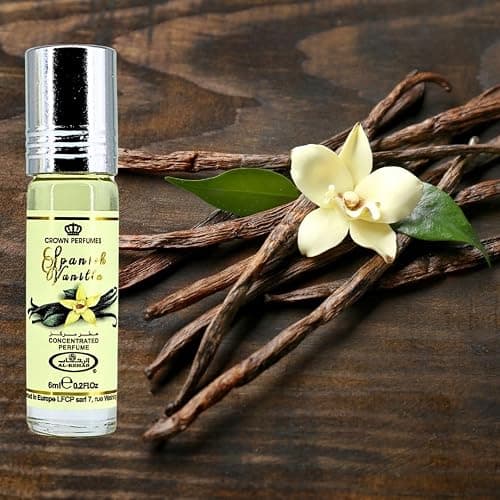 Al-Rehab Spanish Vanilla Perfume Oil 6ML (0.2 Oz) - Arabian Oils For Women - Long Lasting Concentrated Oil - A Luxurious Soft & Sweet Women's Fragrance For An Elegant Touch thumbnail 4