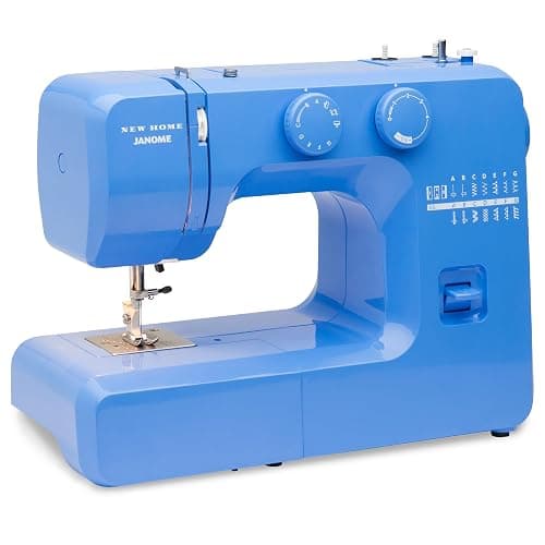 Janome Blue Couture Easy-to-Use Sewing Machine with Interior Metal Frame, Bobbin Diagram, Tutorial Videos, Made with Beginners in Mind! thumbnail 3