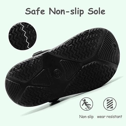 Nedaan Toddler Girls Boys Clogs Classic Garden Shower Beach Pool Swim Slip on Sandals Slides Children Kid Cute Water Shoes thumbnail 4