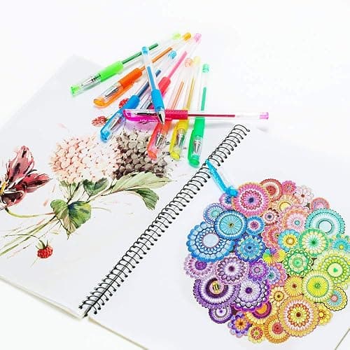 Aen Art Gel Pens for Adult Coloring Books, 30 Colors Fine Point Gel Marker Pen with 40% More Ink for Drawing, Bullet Journaling, School Craft Supplies thumbnail 7