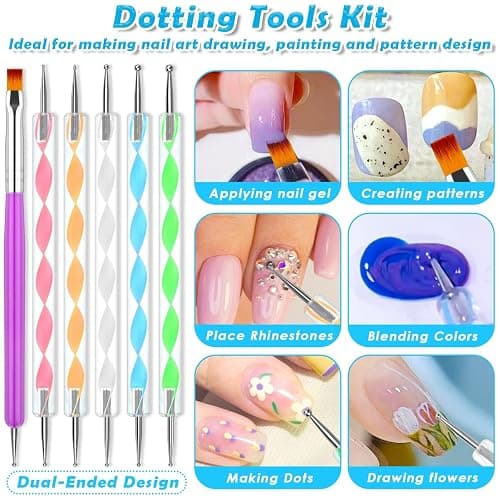 B7000 Jewelry Glue with Rhinestones for Clothes, 4500Pcs Craft Rhinestones Gems with Clear Rhinestone Glue for Fabric with Wax Picker Pencil and Tweezers for Crafting Jewelry Making and Nail Art thumbnail 6