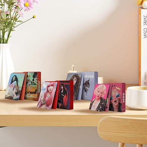 NlsqAMZ 220 Stück Blackpiink Photocards, Blackpiink Merch, Mini-Fotokarten, Albumkarten, Postkarten, Geburtstagskarten, Fan-Geschenke thumbnail 2
