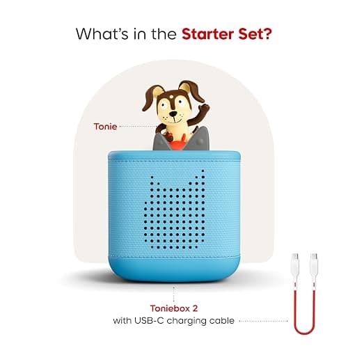 Toniebox 2 Audio Player Starter Set for Kids 1+, Sky Blue | Portable Screen-free Audio Player | Stories, Music, Games | Playtime Puppy: Favorite Children’s Songs | Gift for Kids 1-12+ thumbnail 3
