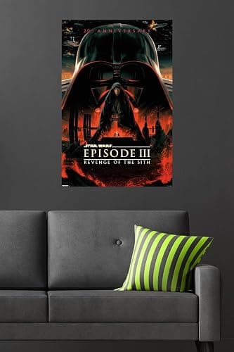 Star Wars: Revenge Of The Sith - 20th Anniversary Wall Poster, 34L" x 22.4W", Unframed Version thumbnail 4