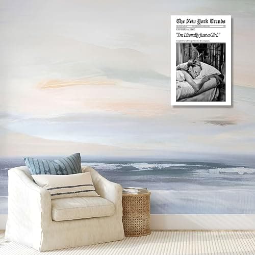 Retro “I'M Literally Just A Girl” Newspaper Poster Black And White Canvas Wall Art Funky Girl Sleep Feminist Aesthetic Prints Painting For Home Bedroom Dorm Wall Decor 8x12in Unframed thumbnail 6