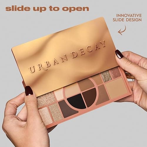 Urban Decay Naked Shaped Eyeshadow Palette - Multi-Use Neutral Eye & Face Palette, 14 Crease & Transfer-Resistant Shades, Up to 16HR Wear, Sculpting Creams, Defining Powders, Shimmer Highlighters thumbnail 9