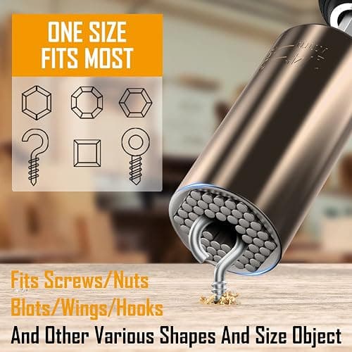 Lenski Stocking Stuffers for Men Adults, Super Universal Socket Christmas Gifts for Men, Mens Gifts for Dad Him Grandpa, White Elephant Gifts for Adults, Birthday Dad Gift thumbnail 5
