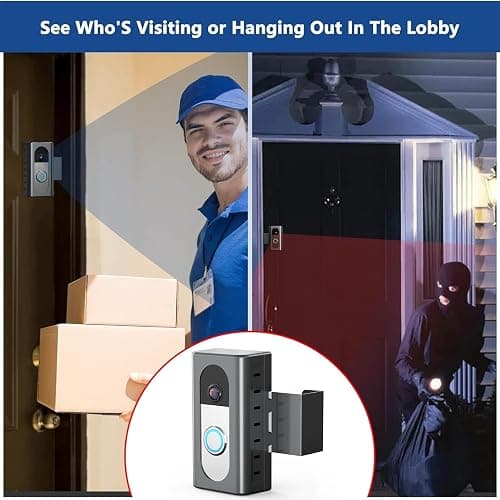 KIMILAR Anti-Theft Video Doorbell Mount Compatible with Most Wireless Video Doorbell, Adjustable Mounting Bracket Accessories for Houses, Apartments, Businesses thumbnail 7