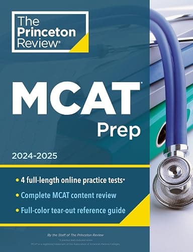 Princeton Review MCAT Prep, 2024-2025: 4 Practice Tests + Complete Content Coverage - Image 1