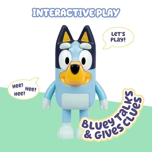 Bluey Game Hide and Seek Figure, Articulated, Musical Kids Figurines with Dance Mode, Interactive Play Toddler Figurine Toys for Ages 3+ thumbnail 5