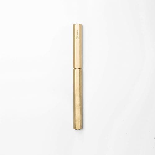 YSTUDIO Classic Revolve Rollerball Pen , Luxury Grade Craftsmanship Pen, personalized pens, rollerball pens Exquisite Men's And Women's Gift Pen Set-brass - Image 1