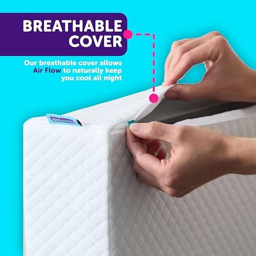 Pillow Cube Side Cube - 5" Cube Pillows for Side Sleepers, Cooling Memory Foam Pillows for Neck and Shoulder Pain - King, Queen, Twin 24"x12"x5" thumbnail 3