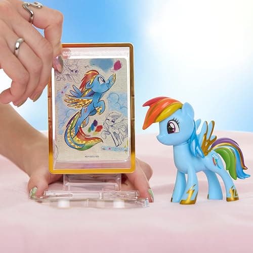 My Little Pony Kayou Friendship in the Cards (Amazon Exclusive) | 4 Special Edition Pony Toys with Collectible Cards & Display Stands, Ages 3+ thumbnail 4