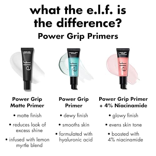 e.l.f. Power Grip Primer, Gripping & Hydrating Gel Primer, 0.811 Fl Oz | Grips Makeup for Long-Lasting Wear & Face Prep, Smooth Base Finish, Lightweight & Moisturizing Formula, Vegan & Cruelty-Free thumbnail 6