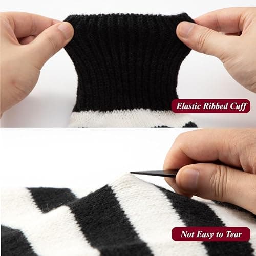 RMSWEETYIL Leg Warmers for Women, Cute Long Chunky Knit Leg Warmer Socks thumbnail 5