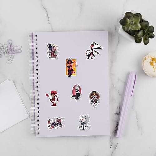Pounchi Boss Cartoon Stickers (200 Pcs) Cool Cartoon PVC Sticker, Gifts for Laptop Water Bottle Skateboard Party Supplies Decorations Teens Kids thumbnail 4
