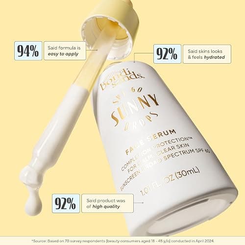 Bondi Sands Sunny Drops SPF 60 Face Serum, Hydrating + Nourishing Broad Spectrum Sunscreen, Lightweight, Silky-Smooth Finish, Oil-Free, 1.01 Fl Oz thumbnail 5