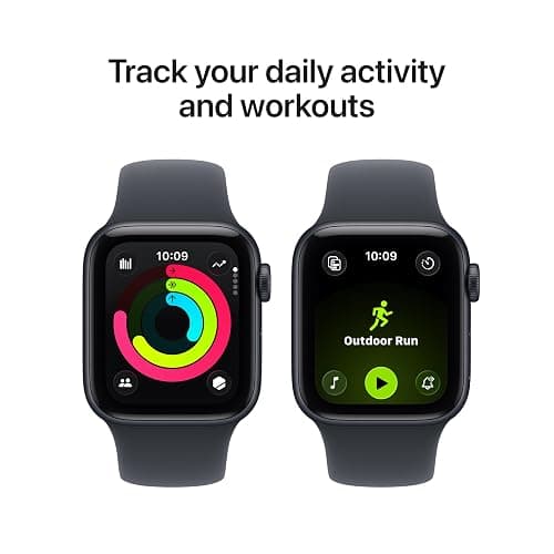 Apple Watch SE 3 [GPS 40mm] Smartwatch with Midnight Aluminum Case with Midnight Sport Band - S/M. Fitness and Sleep Trackers, Heart Rate Monitor, Always-On Display, Water Resistant thumbnail 5