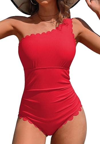 Scalloped swim suit - Image 1