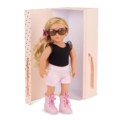 Our Generation – 18-Inch Starry Fashion Starter Doll – Stella - Blonde Hair & Blue Eyes – 3 Outfits & Styling Accessories in Gift Box – Pretend Play 3+ Years thumbnail 3