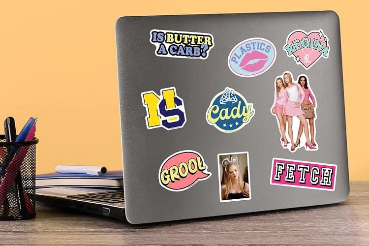 Mean Girls 50ct Vinyl Large Deluxe Stickers Variety Pack – Die Cut Decals for Laptop, Water Bottle, Scrapbooking, Tablet, Indoor/Outdoor thumbnail 2