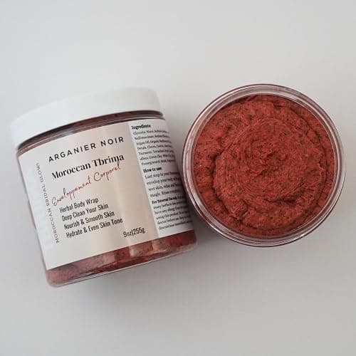 Tbrima Moroccan Enveloppement Corporel Body Herbal Wrap A Mix Aker Fassi and Herbs. Made with Argan Oil. - Image 1