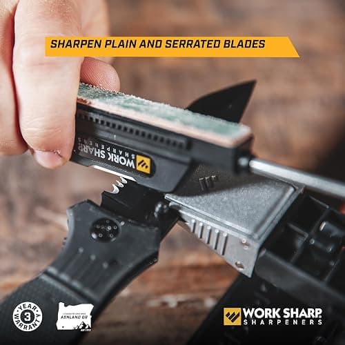 Work Sharp Precision Adjust Elite Knife Sharpener - Fixed Angle Sharpening System for Kitchen & Pocket Knives - Professional Guided Knife Sharpening Tool thumbnail 7