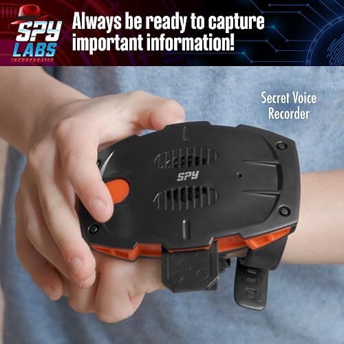 Thames & Kosmos Spy Labs Inc: Ultimate Spy Sleuth Master of Disguise 2-in-1 Toy Spy Pack, Secret Voice Recorder & Voice Changer Toys for Ages 8+ | Essential Pretend Play Gear for Young Investigators thumbnail 5