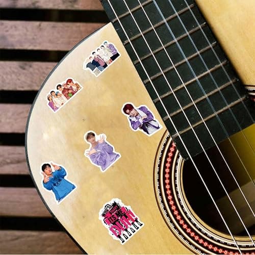 110pcs P1harmony Stickers Decals Pack，Kpop Cute Cartoon Stickers Vinyl Reusable Non-Repeating Waterproof Vinyl Decals，for Water Bottle Phone Laptop Guitar Scrapbook Skateboard Luggage thumbnail 9