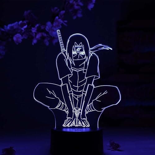 Otaku Lamps Itachi Uchiha Night Naruto – Anime Night Light, 16 Color RGB LED – Gift for Otaku thumbnail 7