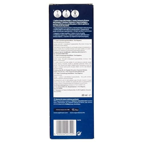 Glade Aromatherapy Diffusore di Oli Essenziali a Bastoncini, Fragranza Pure Happiness Arancia e Neroli, 1 Confezione da 2 Diffusore da 80 ml thumbnail 3