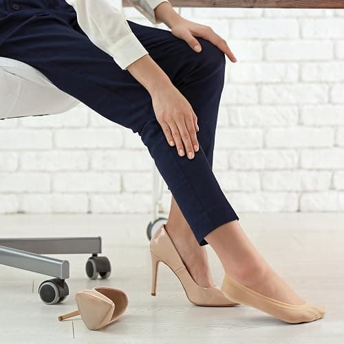 WISVOOO 3-9 Pairs No Show Socks Women Nylon Ultra Low Cut Non-Slip Thin Liner Socks Invisible Hidden Socks for Flats thumbnail 3